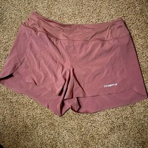 Patagonia rose colored running shorts. Worn 2x. Like new!